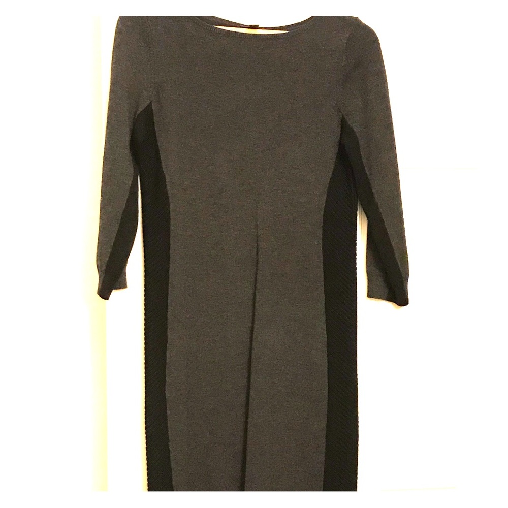 Gray and black Sweater dress